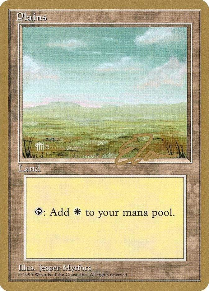 Magic: The Gathering MTG Single Plains (et364) (Eric Tam) [Pro Tour Collector Set]