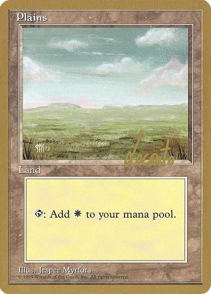 Magic: The Gathering MTG Single Plains (ml364) (Michael Loconto) [Pro Tour Collector Set]
