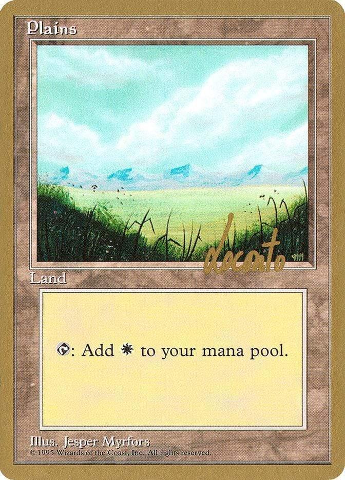 Magic: The Gathering MTG Single Plains (ml366) (Michael Loconto) [Pro Tour Collector Set]