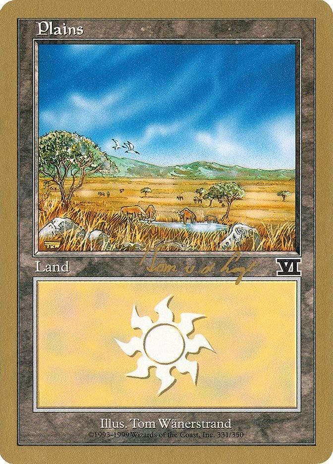 Magic: The Gathering MTG Single Plains (tvdl331) [World Championship Decks 2000]