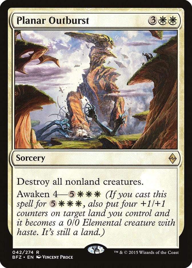 Magic: The Gathering MTG Single Planar Outburst [Battle for Zendikar]