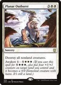 Magic: The Gathering MTG Single Planar Outburst [Zendikar Rising Commander]