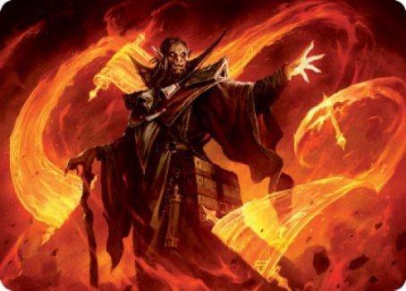 Magic: The Gathering MTG Single Plargg, Dean of Chaos Art Card [Strixhaven: School of Mages Art Series]