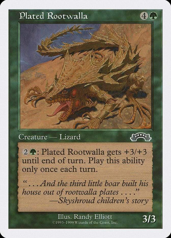 Magic: The Gathering MTG Single Plated Rootwalla [Battle Royale Box Set]