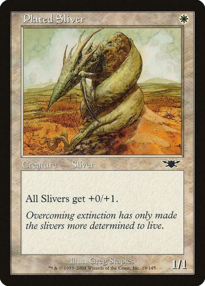 Magic: The Gathering MTG Single Plated Sliver [Legions]