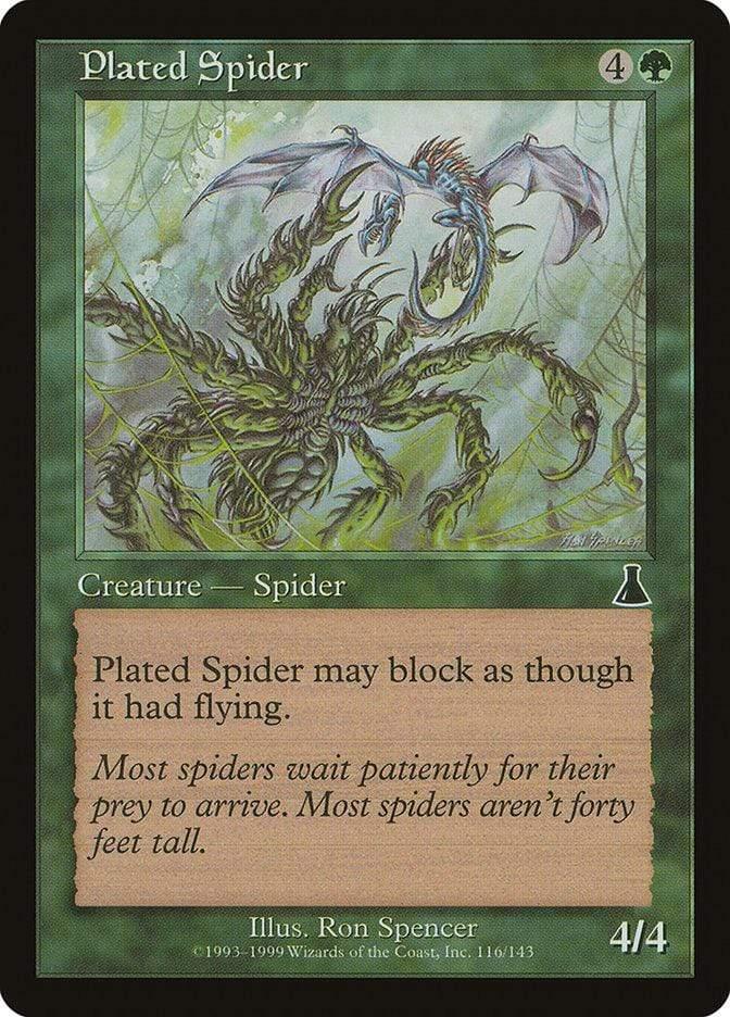 Magic: The Gathering MTG Single Plated Spider [Urza's Destiny]