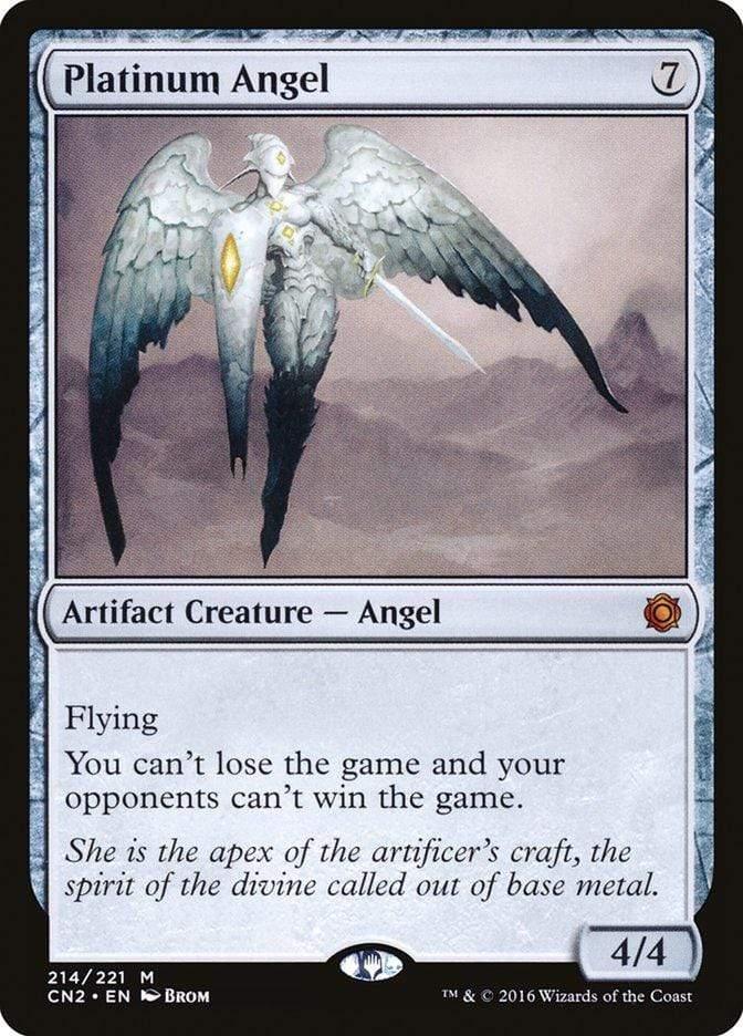 Magic: The Gathering MTG Single Platinum Angel [Conspiracy: Take the Crown]