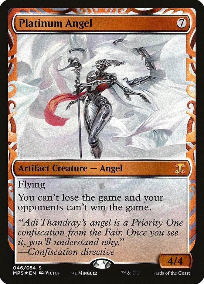 Magic: The Gathering MTG Single Platinum Angel [Kaladesh Inventions]
