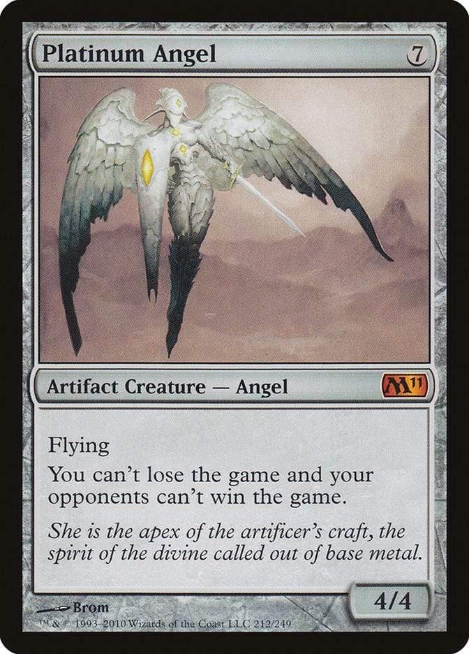 Magic: The Gathering MTG Single Platinum Angel [Magic 2011]