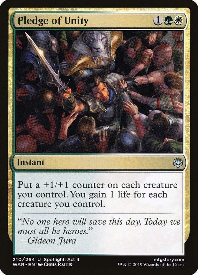 Magic: The Gathering MTG Single Pledge of Unity [War of the Spark]