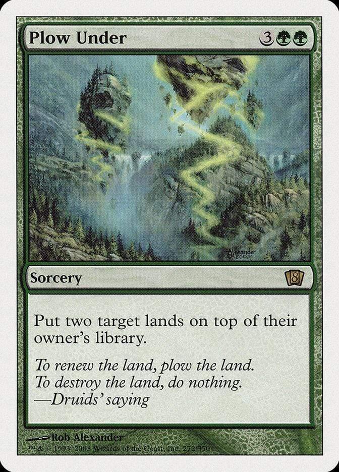 Magic: The Gathering MTG Single Plow Under [Eighth Edition]