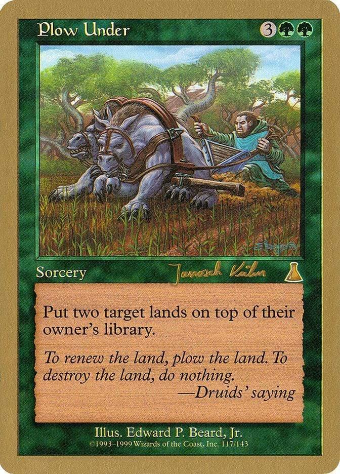 Magic: The Gathering MTG Single Plow Under [World Championship Decks 2000]
