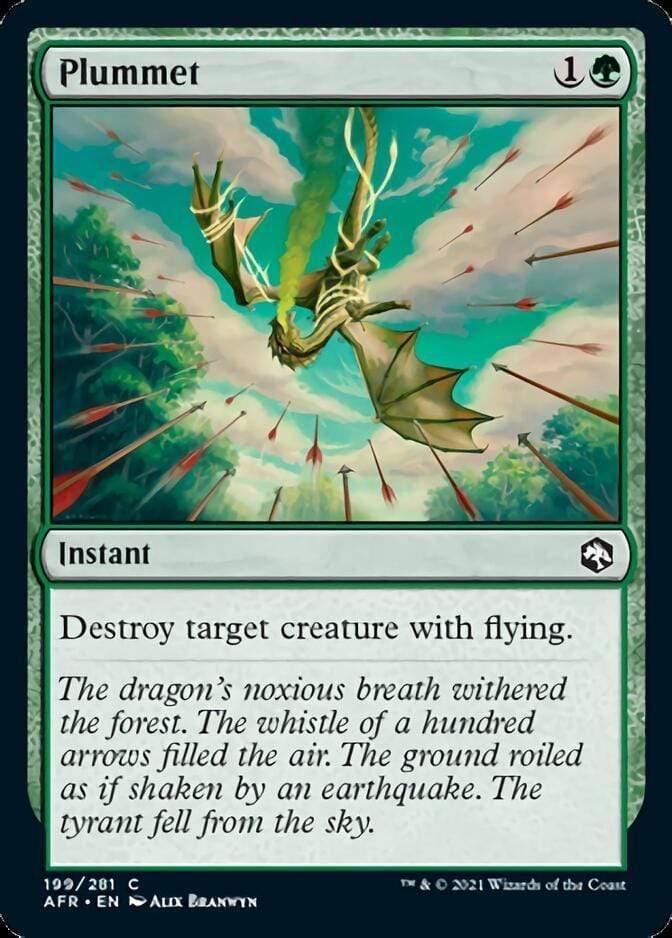 Magic: The Gathering MTG Single Plummet [Dungeons & Dragons: Adventures in the Forgotten Realms]