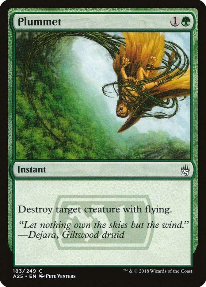 Magic: The Gathering MTG Single Plummet [Masters 25]