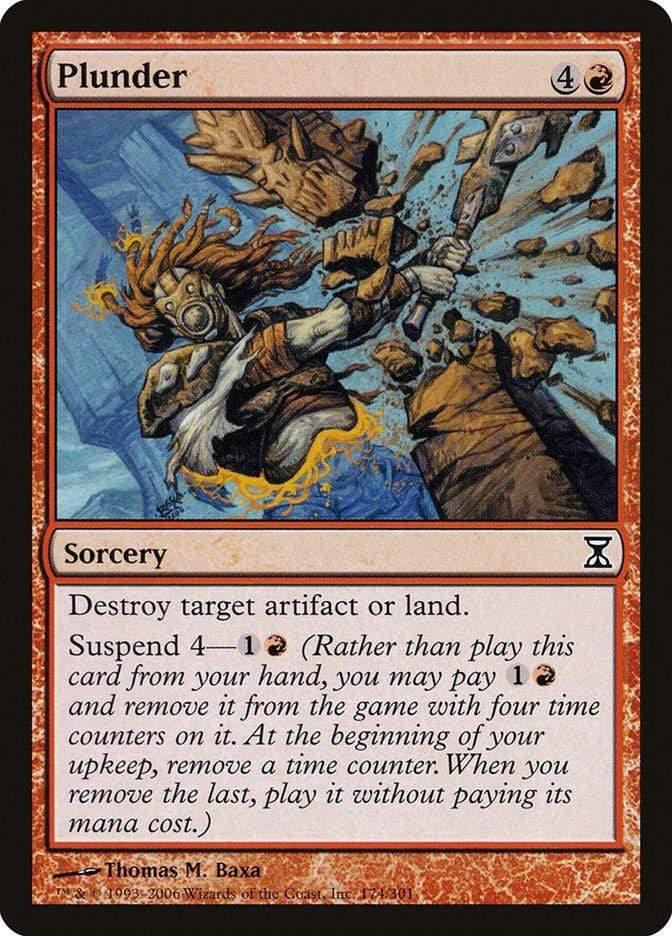 Magic: The Gathering MTG Single Plunder [Time Spiral]