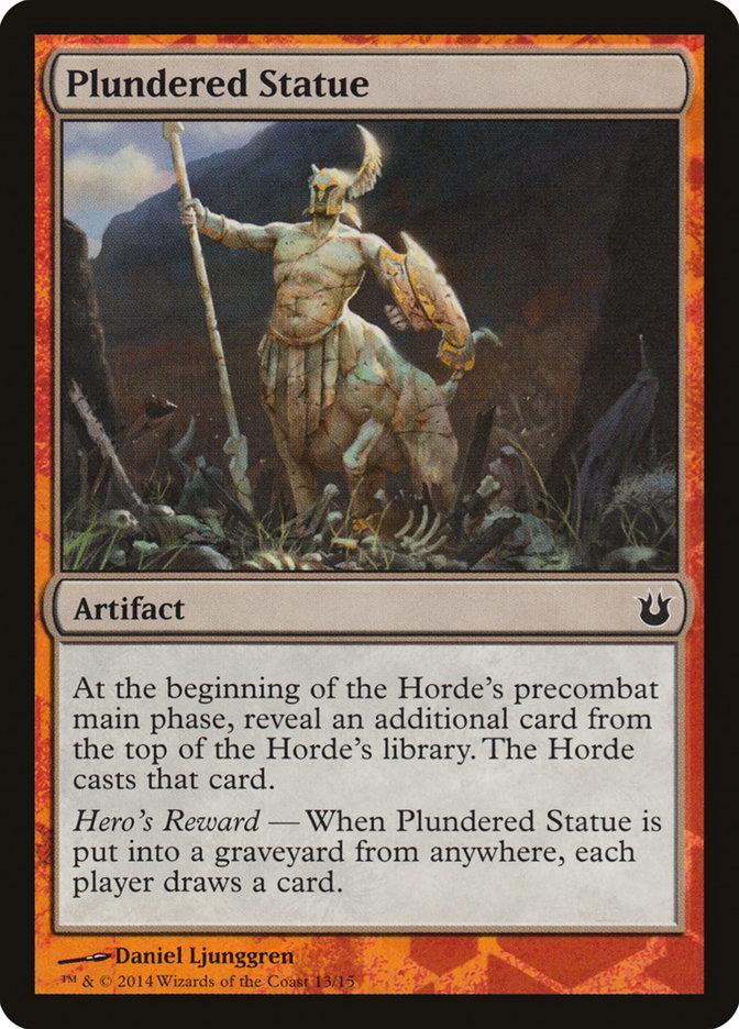 Magic: The Gathering MTG Single Plundered Statue [Born of the Gods Hero's Path]