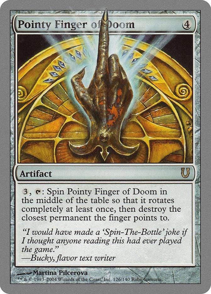 Magic: The Gathering MTG Single Pointy Finger of Doom [Unhinged]