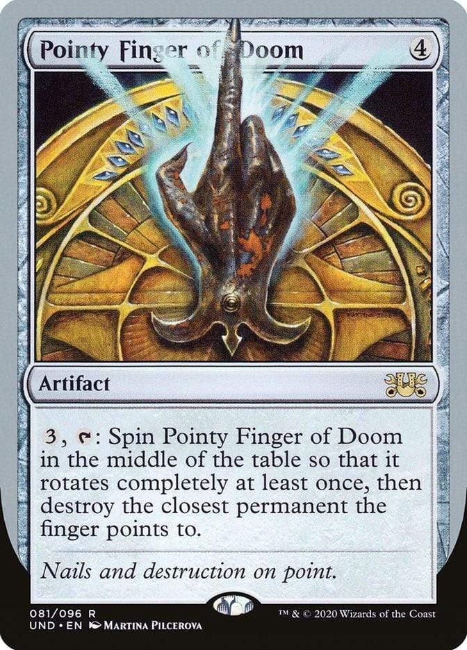 Magic: The Gathering MTG Single Pointy Finger of Doom [Unsanctioned]