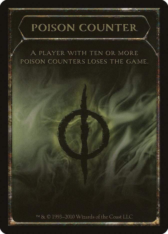 Magic: The Gathering MTG Single Poison Counter [Scars of Mirrodin Tokens]