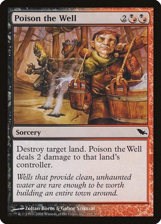 Magic: The Gathering MTG Single Poison the Well [Shadowmoor]