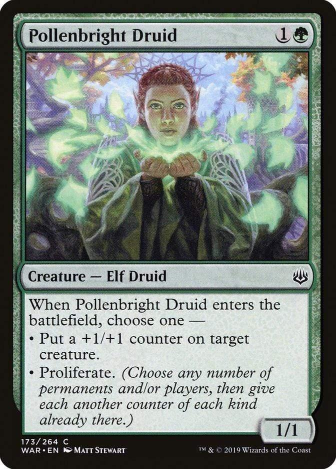 Magic: The Gathering MTG Single Pollenbright Druid [War of the Spark]