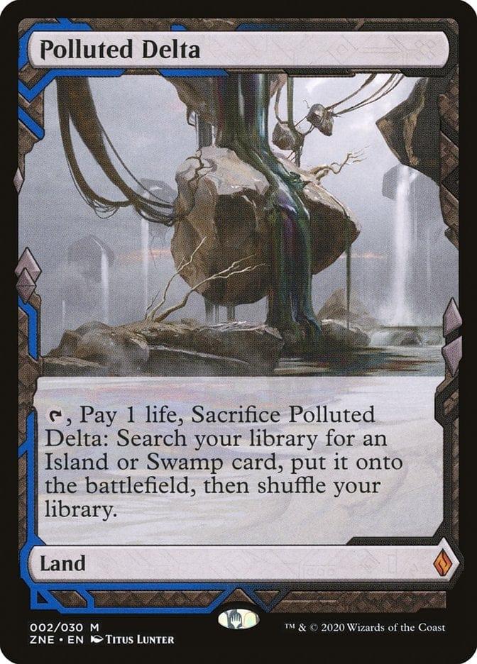 Magic: The Gathering MTG Single Polluted Delta (Expeditions) [Zendikar Rising Expeditions]