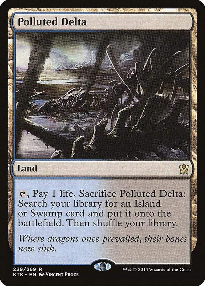 Magic: The Gathering MTG Single Polluted Delta [Khans of Tarkir]