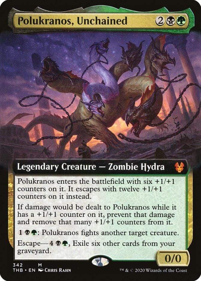 Magic: The Gathering MTG Single Polukranos, Unchained (Extended) [Theros Beyond Death]