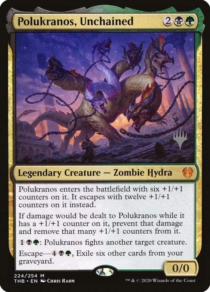 Magic: The Gathering MTG Single Polukranos, Unchained (Promo Pack) [Theros Beyond Death Promos]
