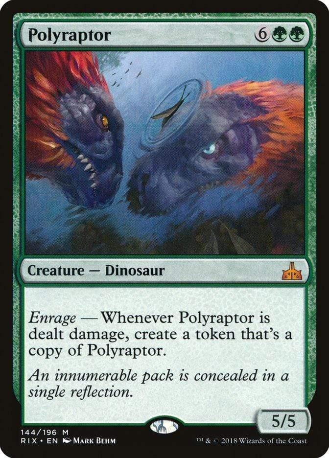 Magic: The Gathering MTG Single Polyraptor [Rivals of Ixalan]