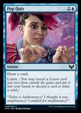 Magic: The Gathering MTG Single Pop Quiz [Strixhaven: School of Mages]