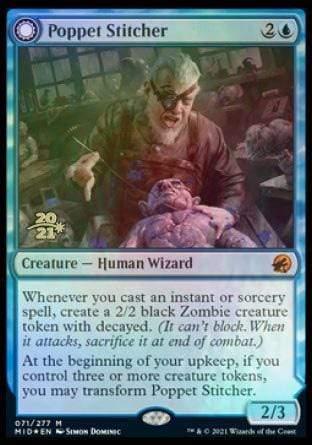 Magic: The Gathering MTG Single Poppet Stitcher // Poppet Factory [Innistrad: Midnight Hunt Prerelease Promos]