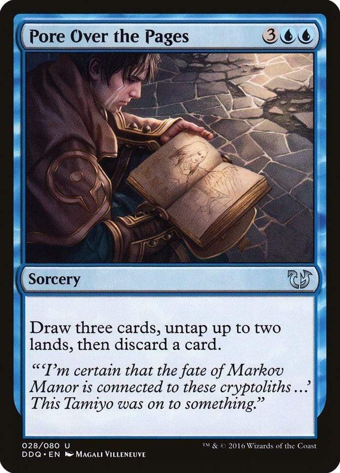 Magic: The Gathering MTG Single Pore Over the Pages [Duel Decks: Blessed vs. Cursed]