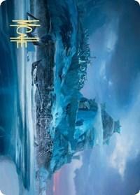Magic: The Gathering MTG Single Port of Karfell Art Card (Gold-Stamped Signature) [Kaldheim: Art Series]