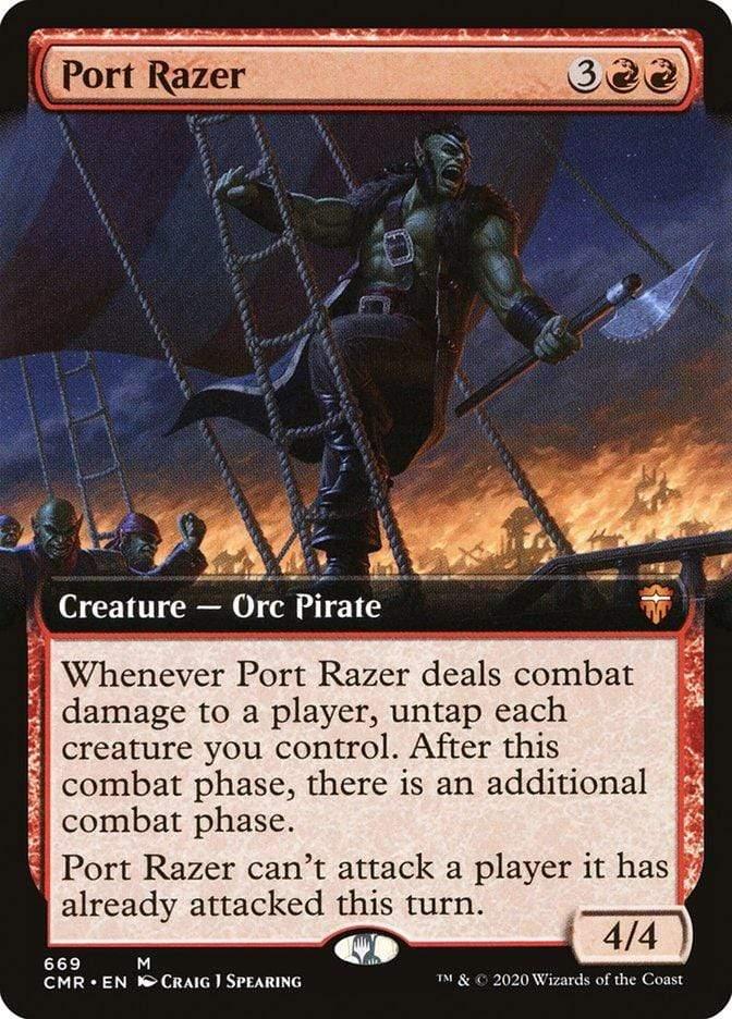 Magic: The Gathering MTG Single Port Razer (Extended) [Commander Legends Extended]