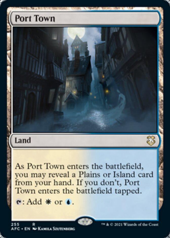 Magic: The Gathering MTG Single Port Town [Dungeons & Dragons: Adventures in the Forgotten Realms Commander]