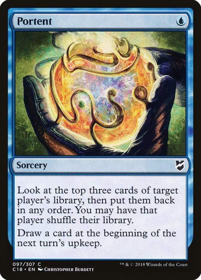 Magic: The Gathering MTG Single Portent [Commander 2018]