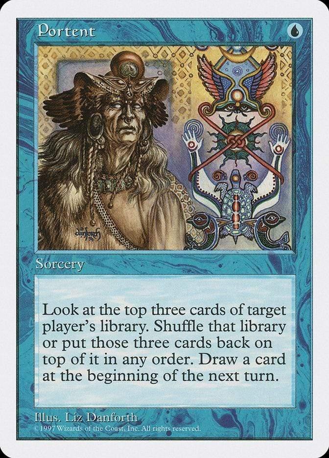 Magic: The Gathering MTG Single Portent [Fifth Edition]