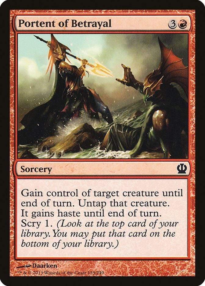 Magic: The Gathering MTG Single Portent of Betrayal [Theros]