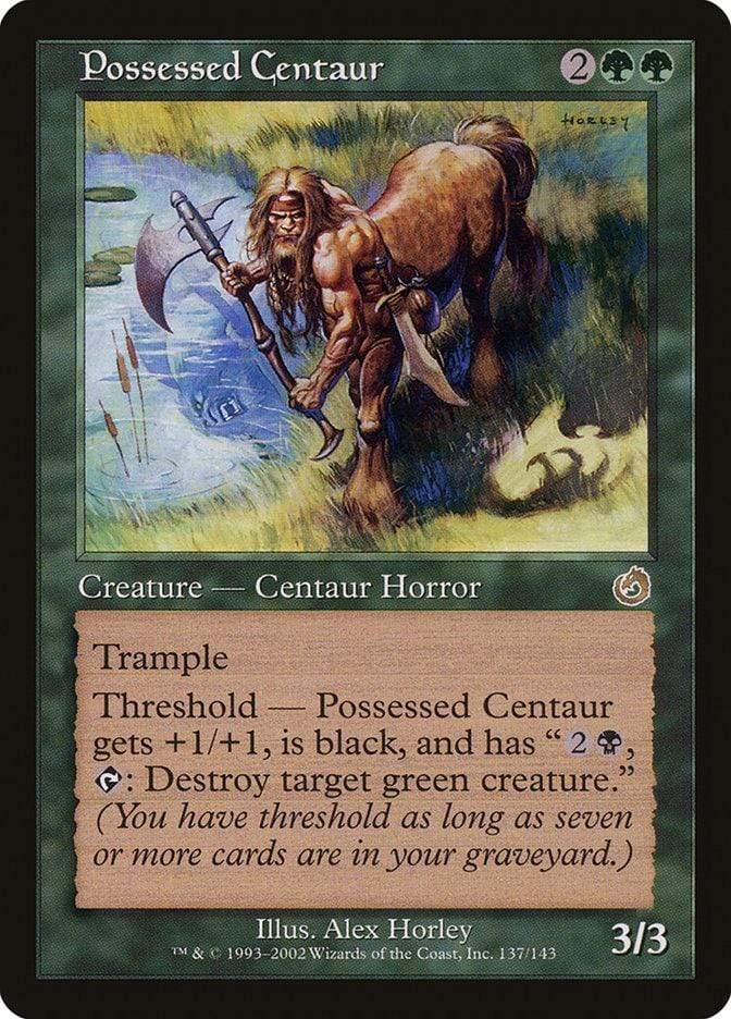 Magic: The Gathering MTG Single Possessed Centaur [Torment]