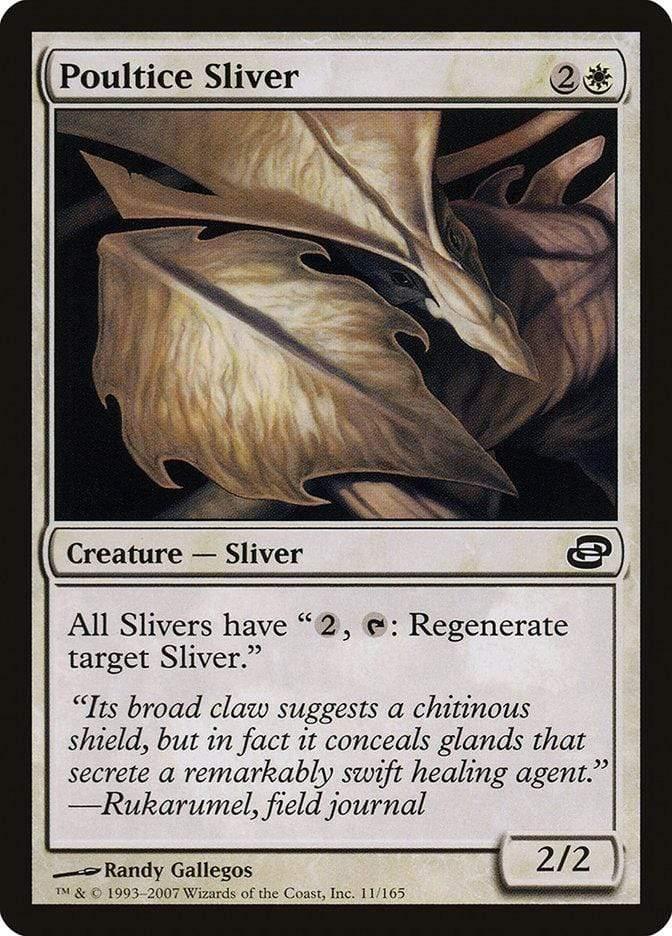 Magic: The Gathering MTG Single Poultice Sliver [Planar Chaos]