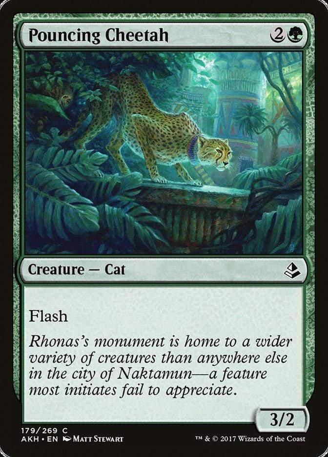 Magic: The Gathering MTG Single Pouncing Cheetah [Amonkhet]