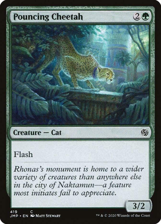 Magic: The Gathering MTG Single Pouncing Cheetah [Jumpstart]