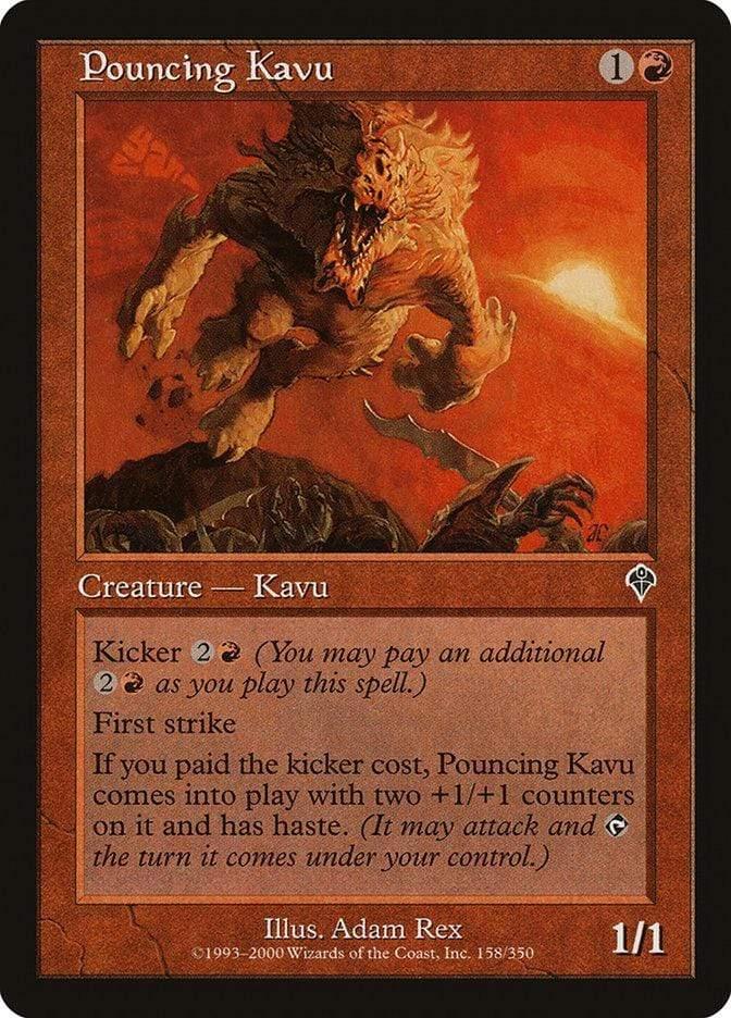 Magic: The Gathering MTG Single Pouncing Kavu [Invasion]