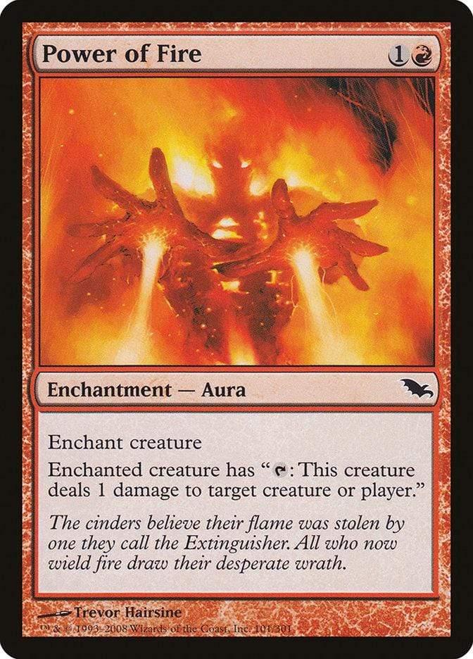 Magic: The Gathering MTG Single Power of Fire [Shadowmoor]