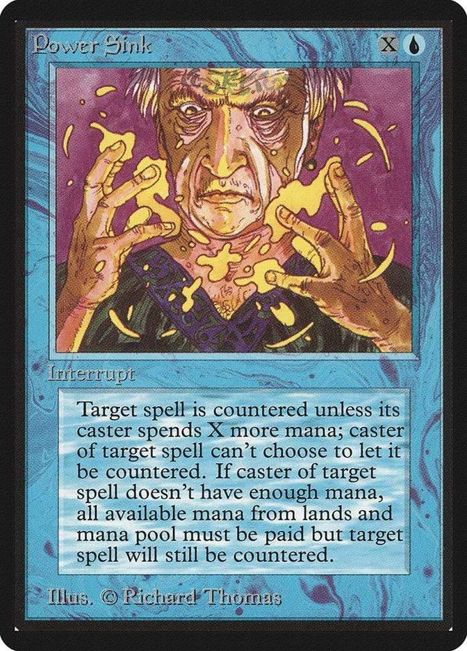 Magic: The Gathering MTG Single Power Sink [Limited Edition Beta]