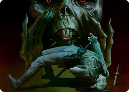 Magic: The Gathering MTG Single Power Word Kill Art Card [Dungeons & Dragons: Adventures in the Forgotten Realms Art Series]