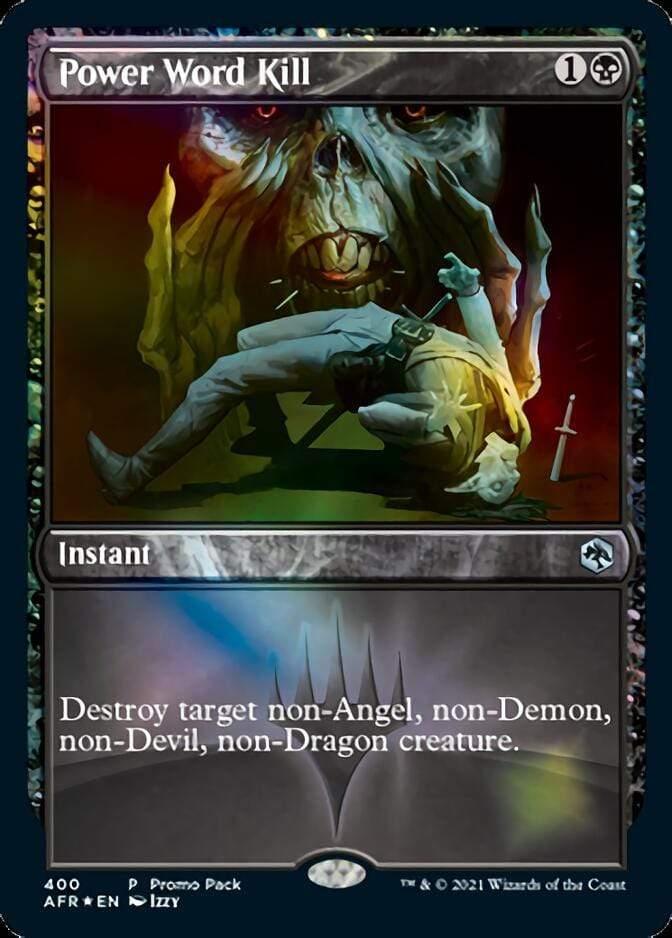 Magic: The Gathering MTG Single Power Word Kill (Promo Pack) [Dungeons & Dragons: Adventures in the Forgotten Realms]