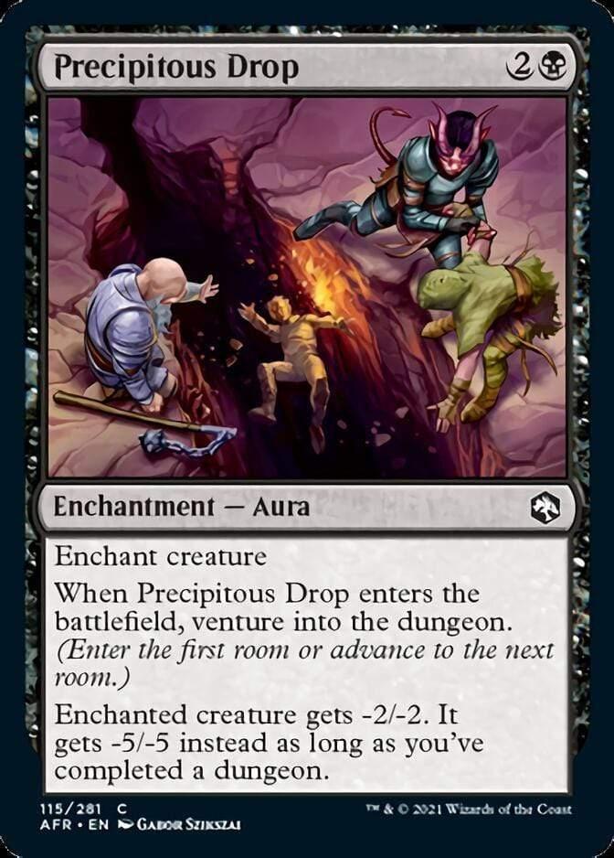 Magic: The Gathering MTG Single Precipitous Drop [Dungeons & Dragons: Adventures in the Forgotten Realms]