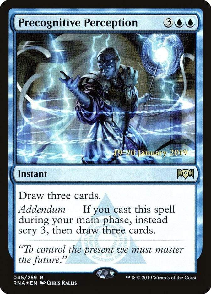 Magic: The Gathering MTG Single Precognitive Perception [Ravnica Allegiance Prerelease Promos]